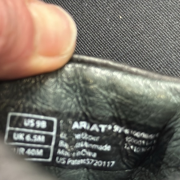 Ariat Women's Sheila Pebbled Black Leather Clog size 40/9 - Picture 11 of 14